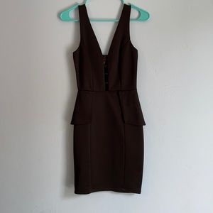 Bebe peplum dress